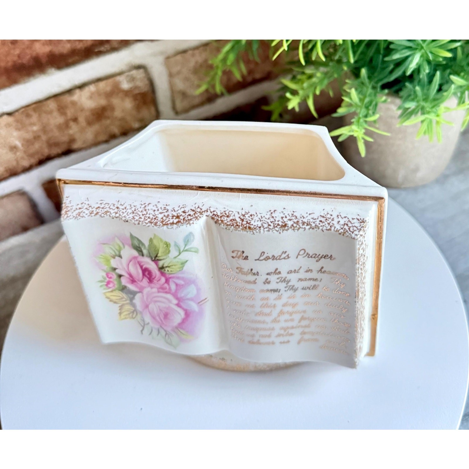 Lord's Prayer Wall Pocket Vase