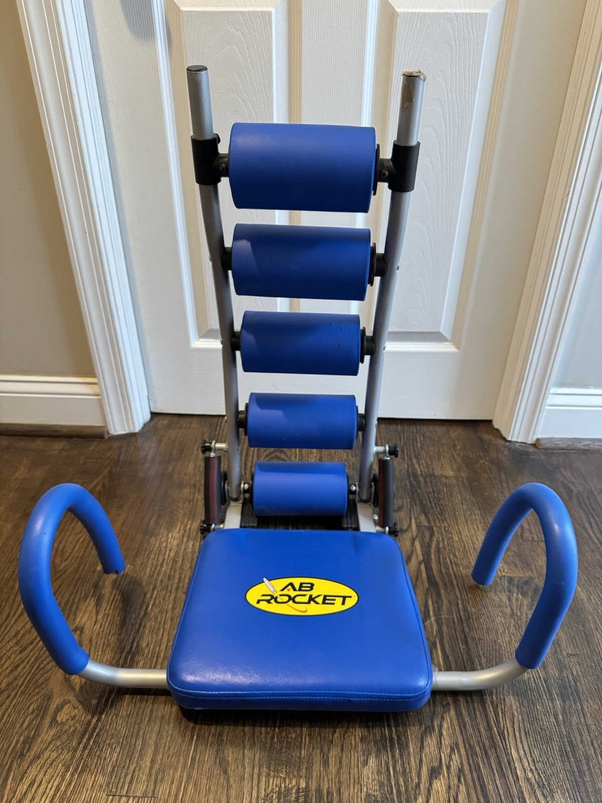 Original AB ROCKET Abdominal Trainer Core Strength Workout Rocker Home Gym Blue