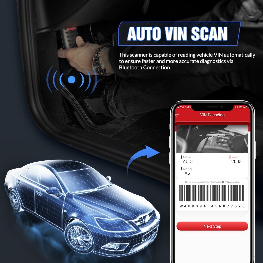 2025 Kingbolen Ediag Elite Car OBD2 Diagnostic Tool Fault Code Scanner Reader