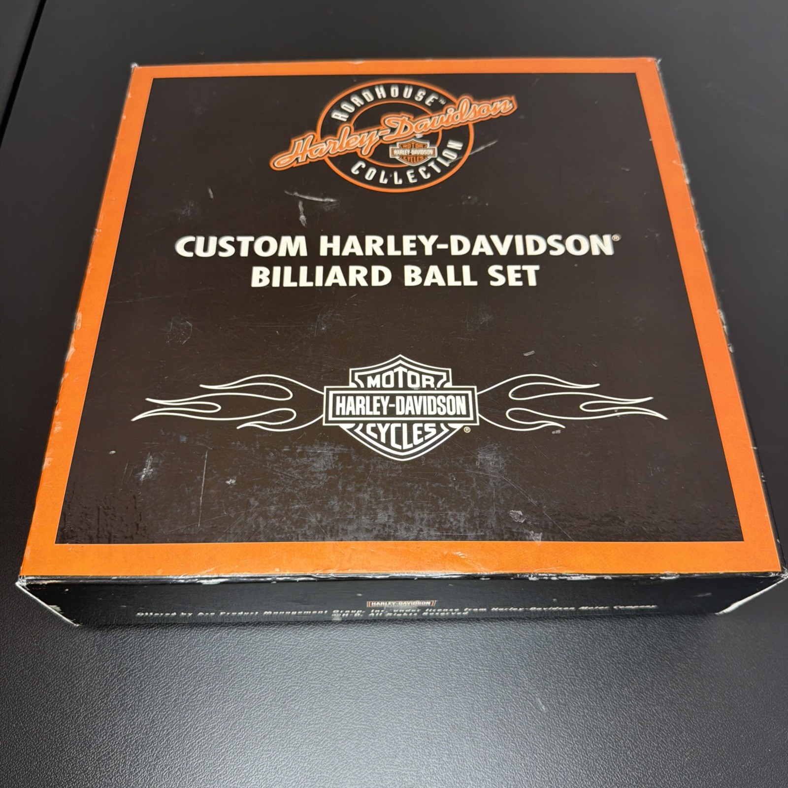 Harley-Davidson Custom Billiard Ball Set 16 Pc Roadhouse Collection Pool Balls