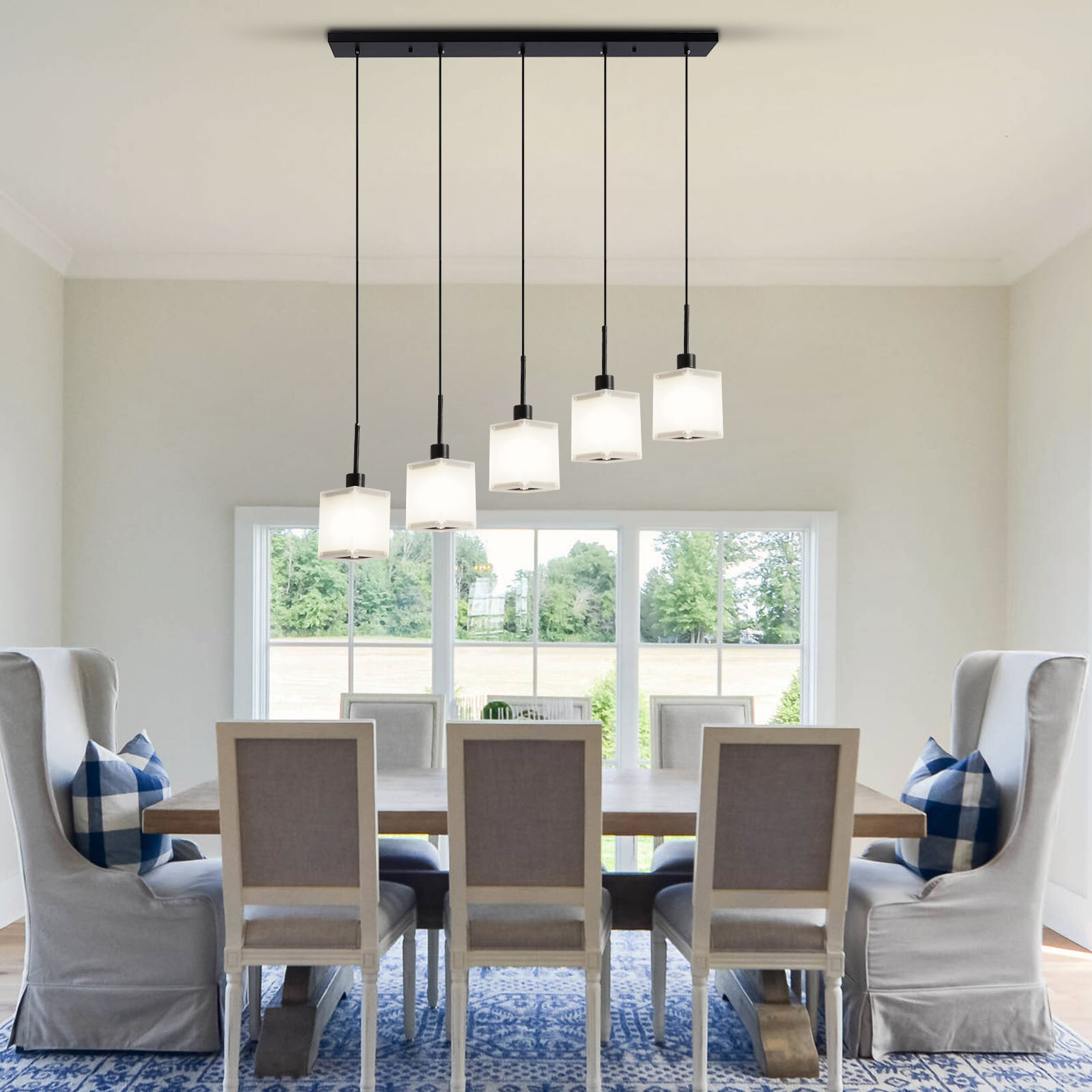 Modern 5-Light Ceiling Light Fixture Ceiling Mounted Light Indoor Ceiling Light.