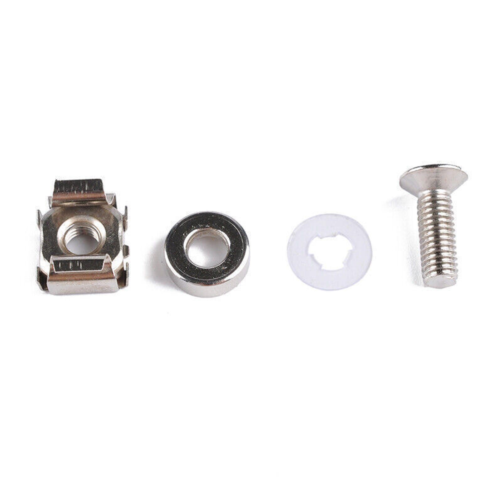 10Pcs M5 Cage Nuts With Screws For Square Hole Racks Server Rack Cabinet
