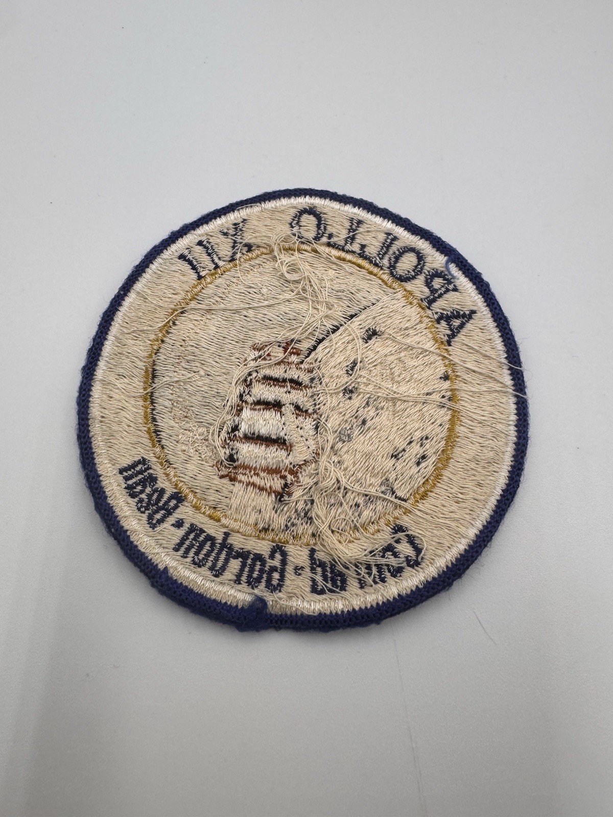 VINTAGE APOLLO XII PATCH CONRAD GORDON BEAN Embroidered 3.75”