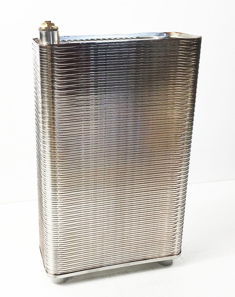 8"x11" Plate Heat Exchanger Domestic Boiler Hot Water Heat Exchanger 100 plate