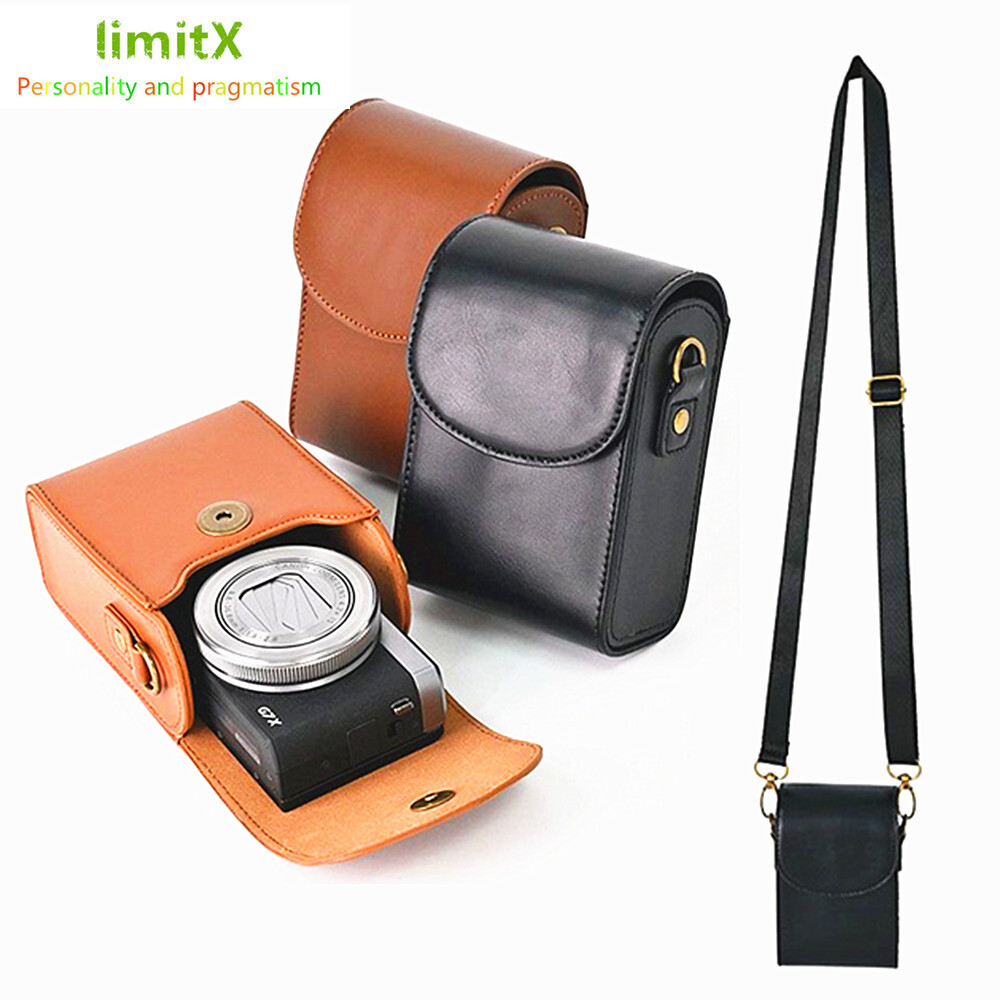 PU Leather Case Camera Bag For Sony DSC RX100 Mark VII VI V VA IV III II