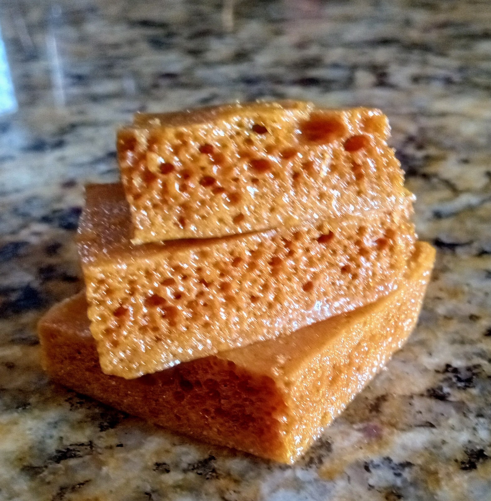 Old Fashioned Molasses Honeycomb Candy!! Homemade 1 Pound Gift Bag!!
