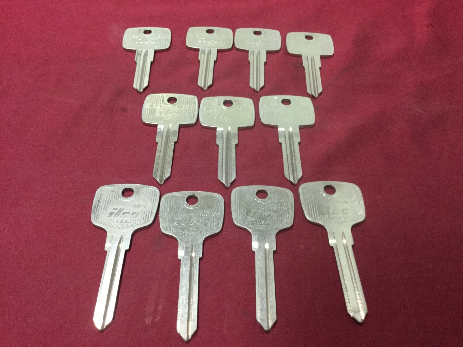 Mercedes-Benz by Ilco X83, X82 & MB15 Automotive Key Blanks, Set of 11