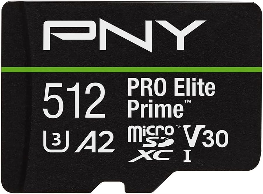 PRO Elite Prime 512GB microSDXC - 200MB/s Read, 150MB/s Write, Durable