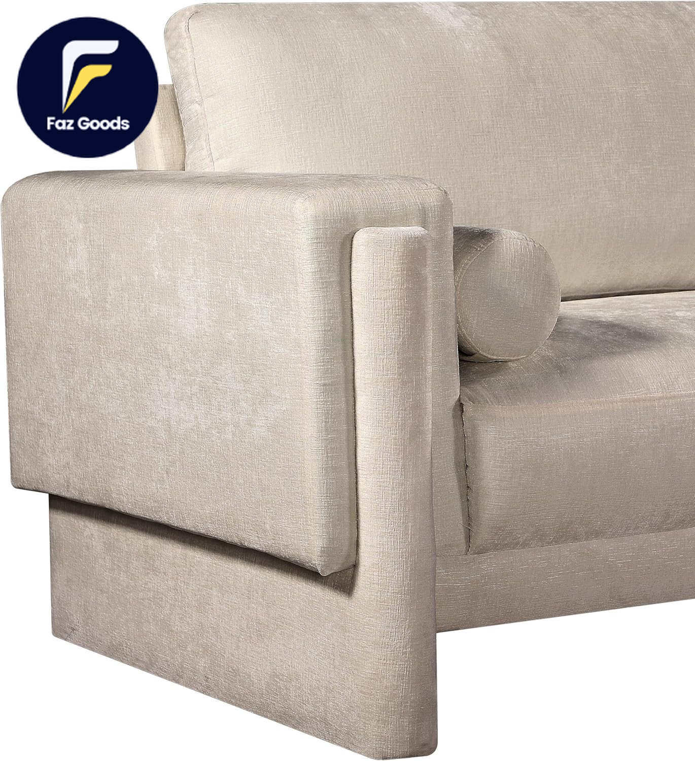 152Beige-C Madeline Collection Modern Contemporary Chair with Rich Beige Chen