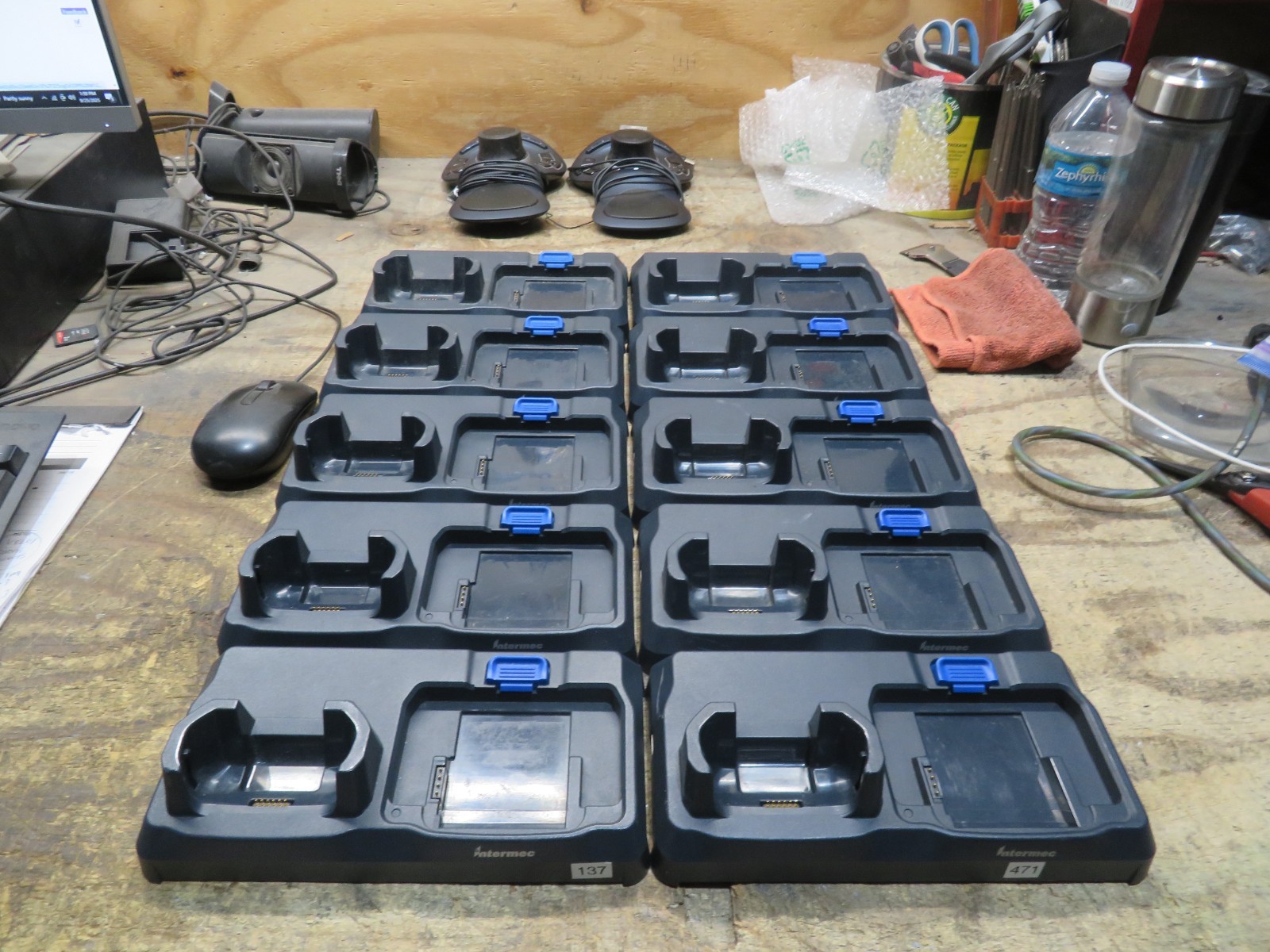Lot Of 10 Intermec Single CN50/CN51 AD27 Charging Dock Cradle Chargers