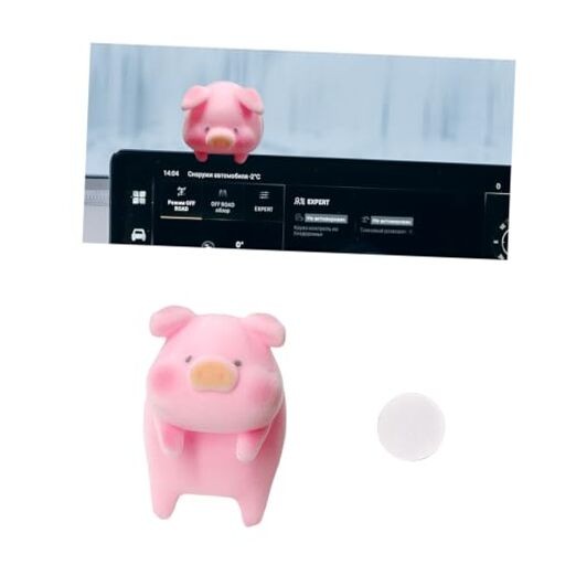 Swinging Car Hanging Luckygy Pendant Decoration for Car Rear View Ornament Pig
