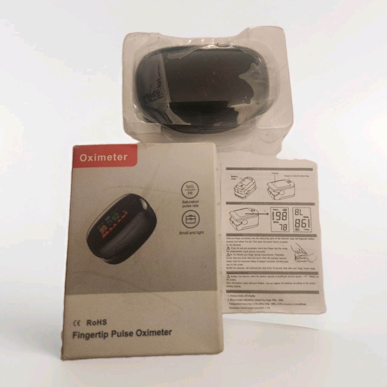 Oximeter Fingertip Pulse Oximeter RoHS SMH-01