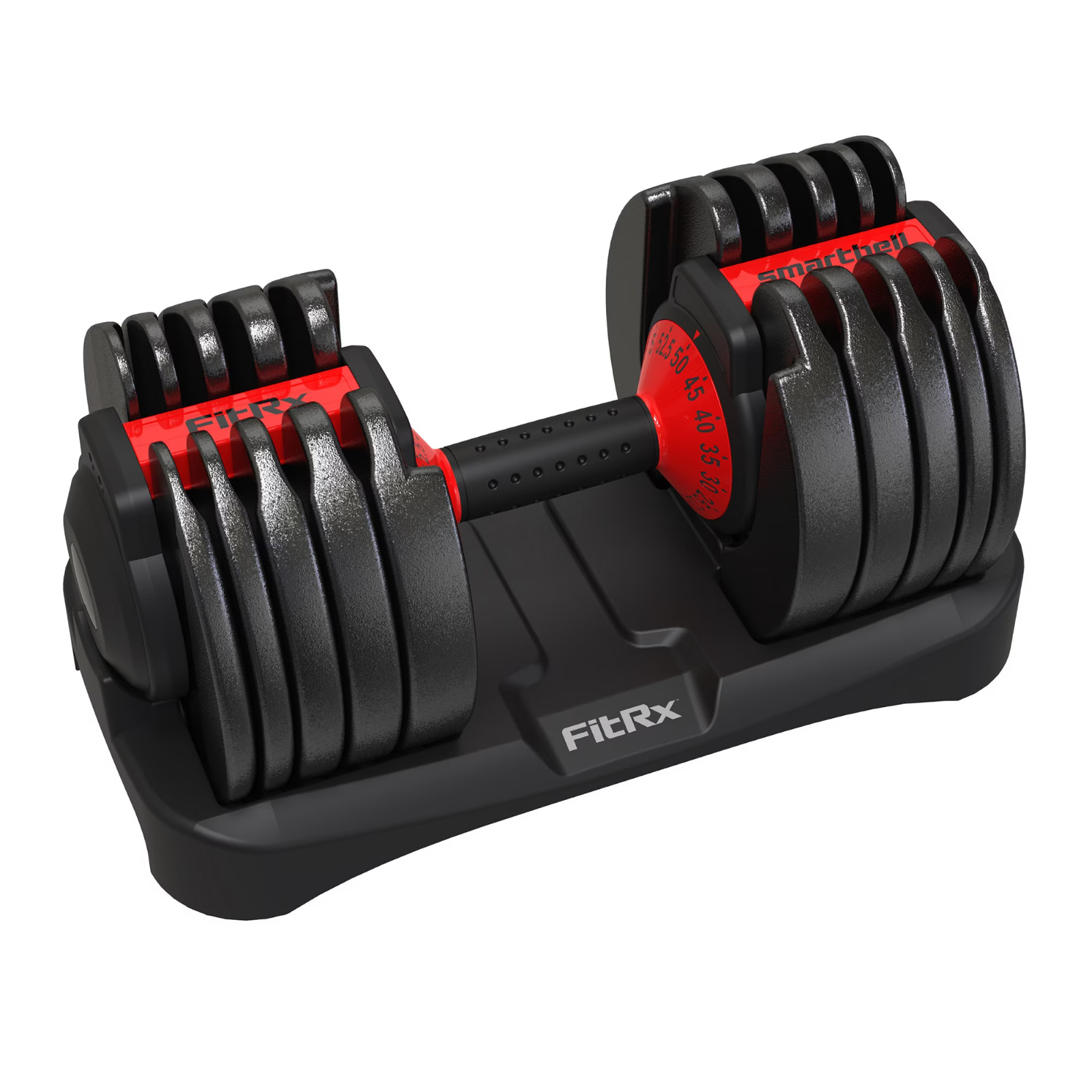 FitRx SmartBell Adjustable Dumbbell, 5-52.5 lbs