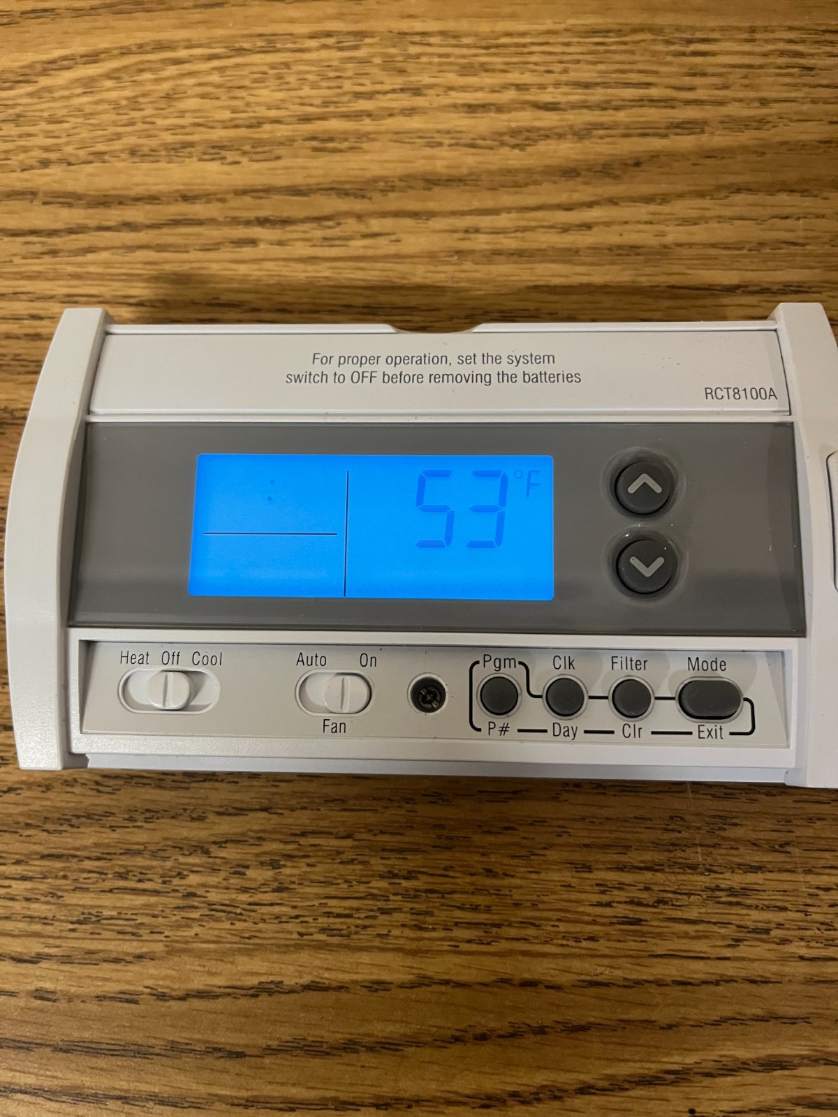 Honeywell RCT8100A 7-Day Programmable Thermostat