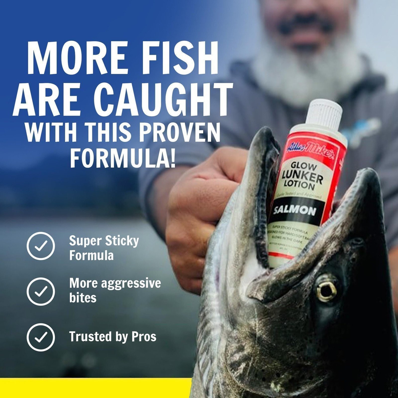 Atlas Mike's Glow Lunker Lotion 4oz Anise Fishing Lure Bait Attractant