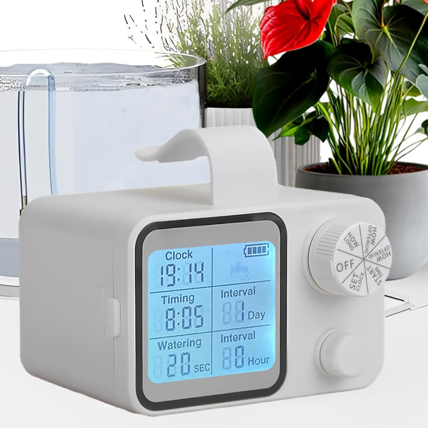 Automatic Plant Watering Device Drip Irrigation Watering System Kit for Vacation