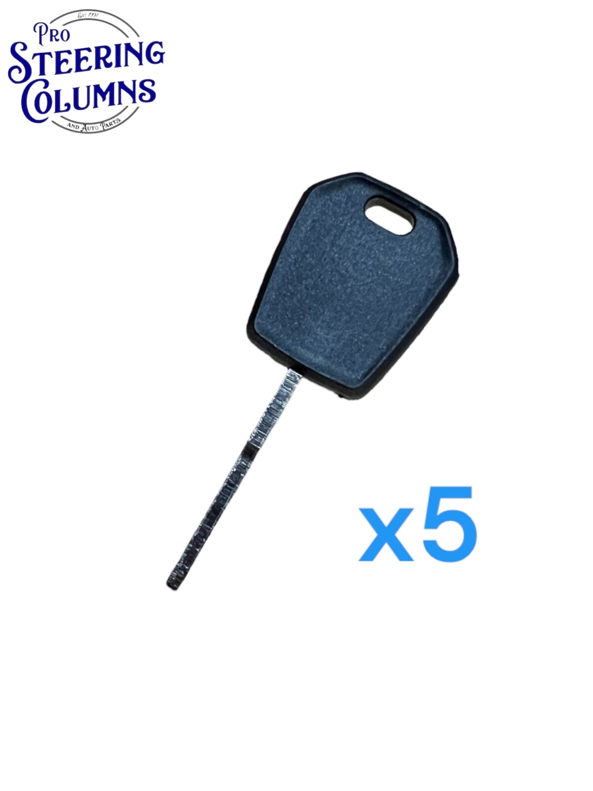 FITS FORD CHIP LESS UNCUT H128 KEY SHELL HU101 KEYWAY 5 PACK NEW