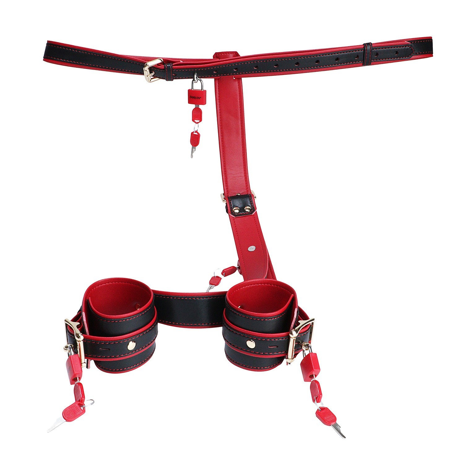 Shoulder Wrist Restraint Strap Bondage Belt Male Harness Back Binding Game Play