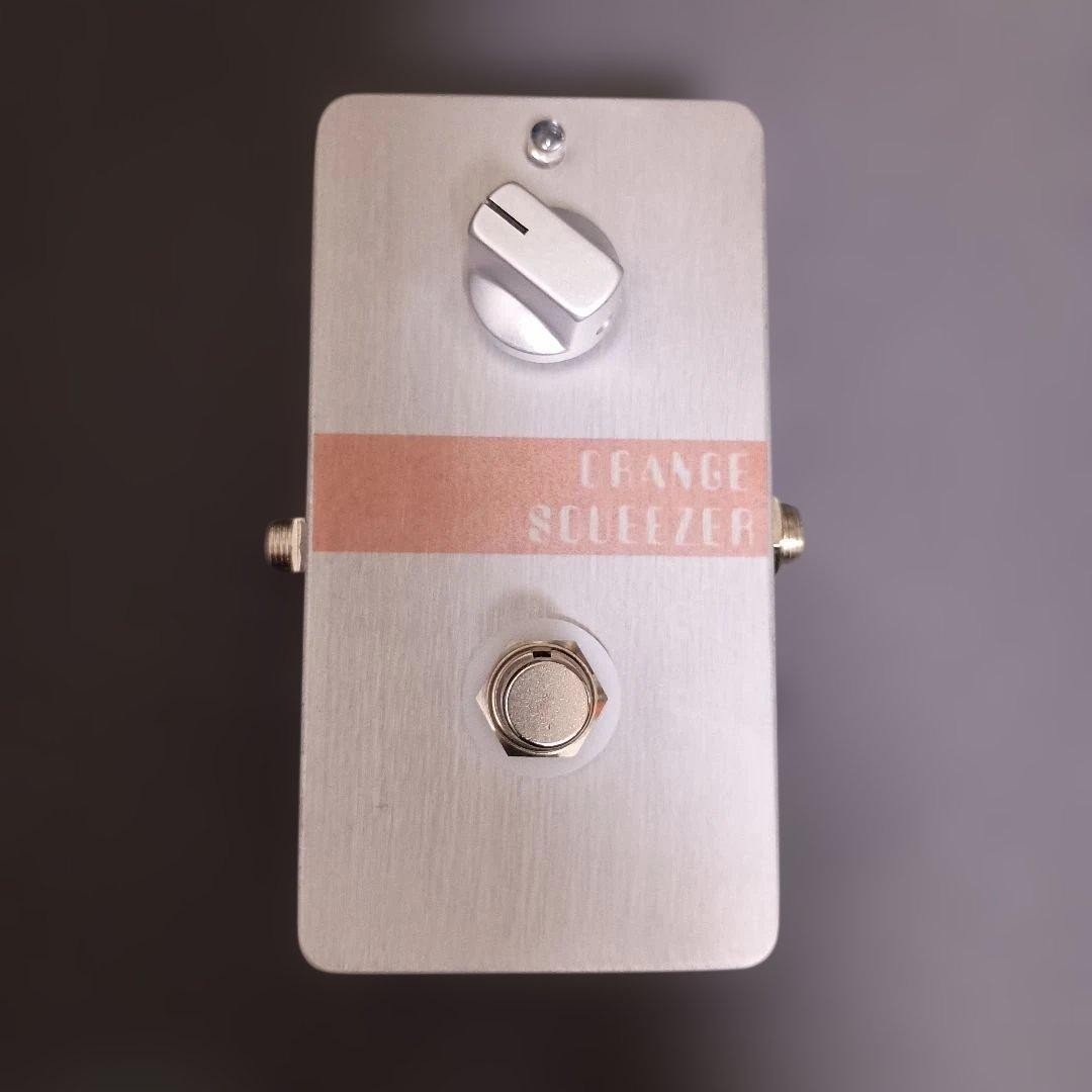 Orange Squeezer Type Compressor Pedal Handmade