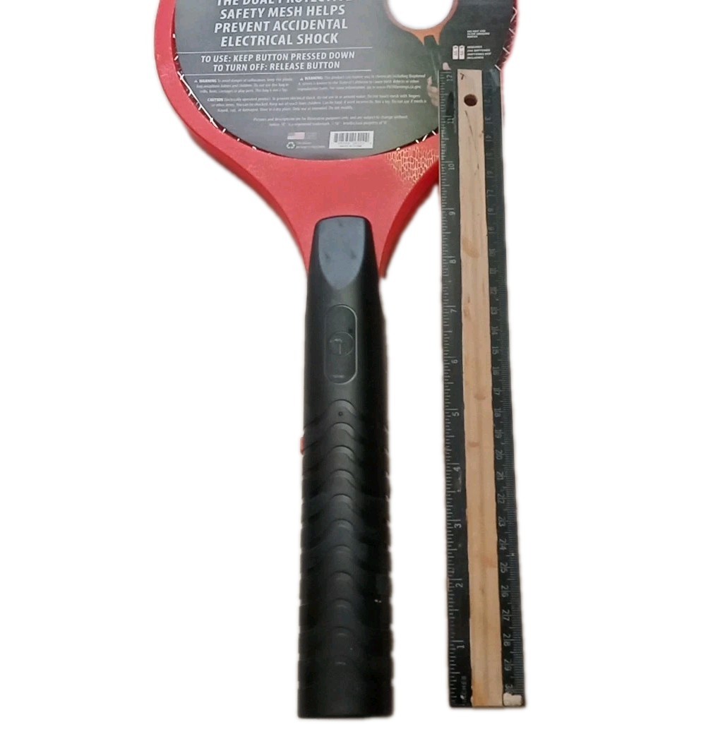2x Electric Bug Zapper Handheld Fly Swatter Mosquito Killer Insect Racket Two Pc