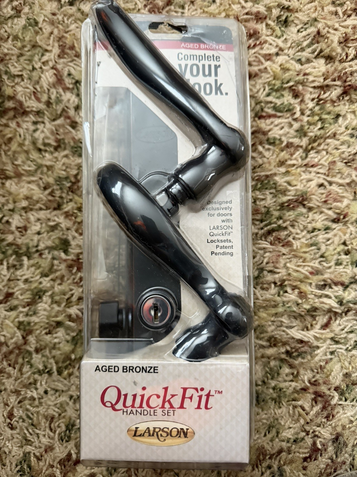 Larson Quick Fit Handle Set Aged Bronze 20297857 NEW in Packaging