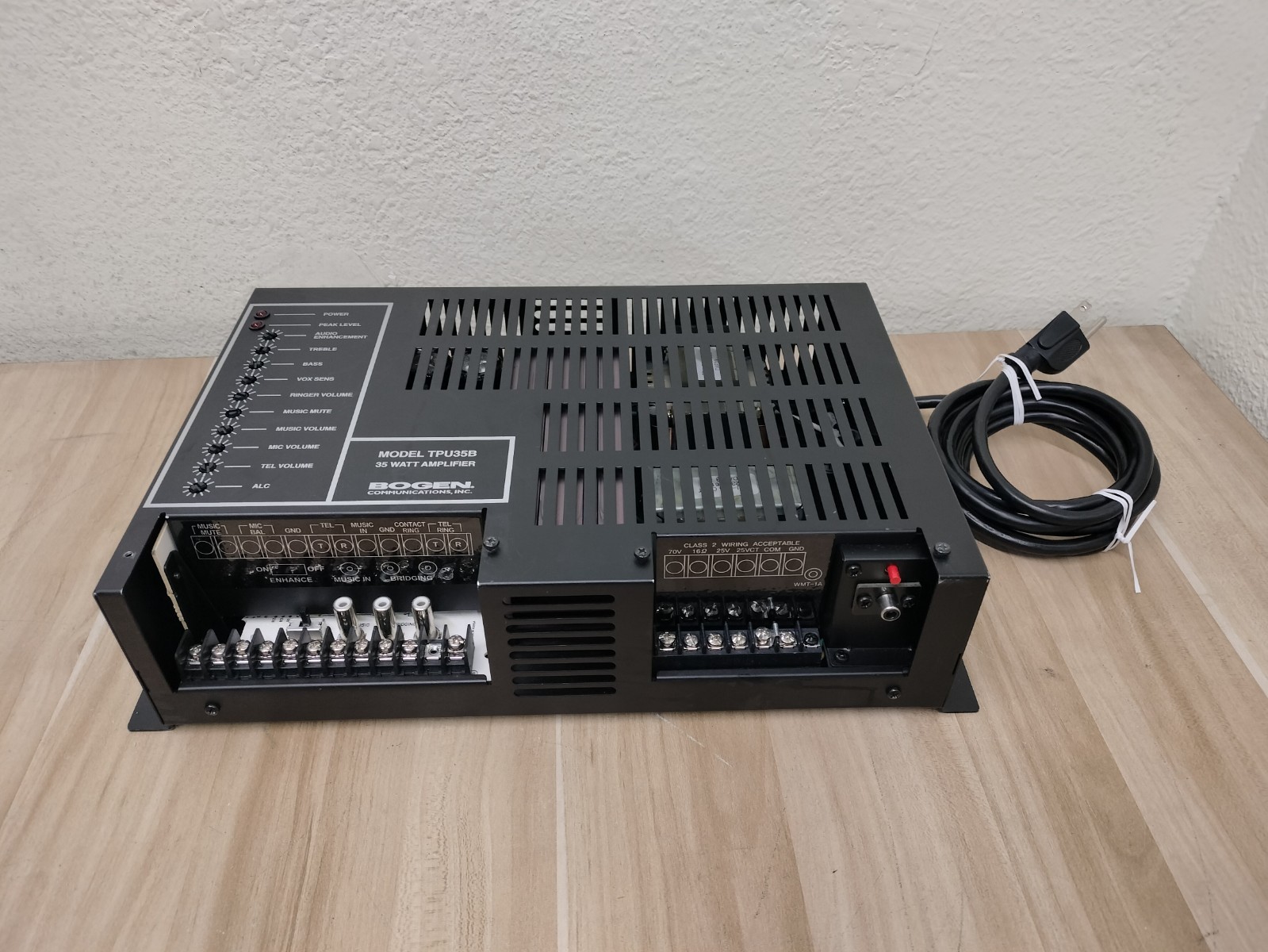 Bogen TPU-35B 35W TPU35B Telephone Paging Amplifier