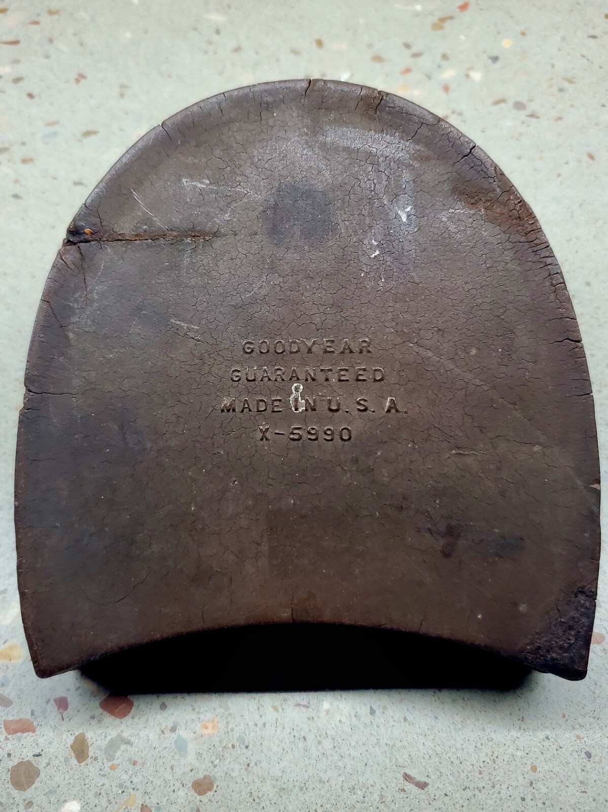 1920s HUGE GOODYEAR RUBBER SHOE HEEL STORE DISPLAY
