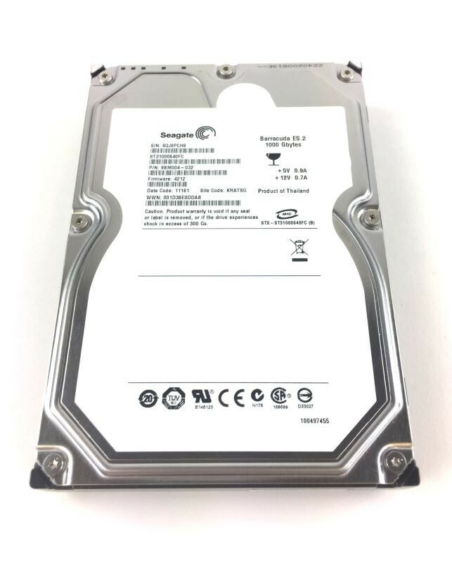 SEAGATE ST31000640FC 1TB FATA 7.2K FC Fibre Channel HDD 9BM004-032 Barracuda ES2