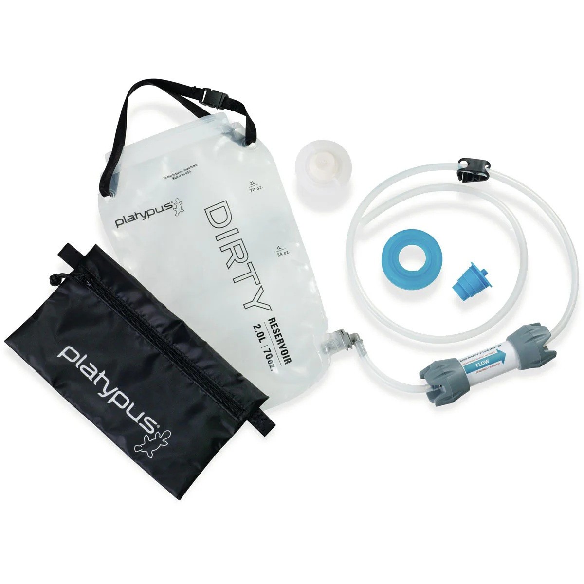 PLATYPUS GRAVITY WORKS 2.0L BOTTLE KIT FILTER KIT