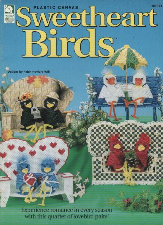 OOP!!! PLASTIC CANVAS SWEETHEART BIRDS