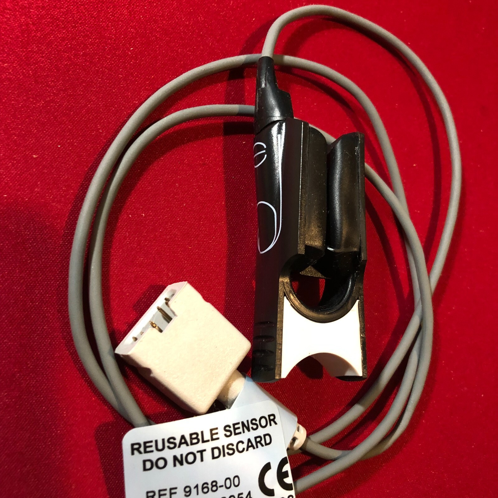 9168-00 - DIXTAL NOVAMETRIX FINGER PULSE OXIMETER SENSOR - NEW - TESTED