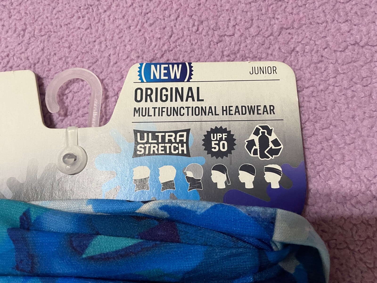Buff Multifunctional Headwear NWT Blue Size Junior