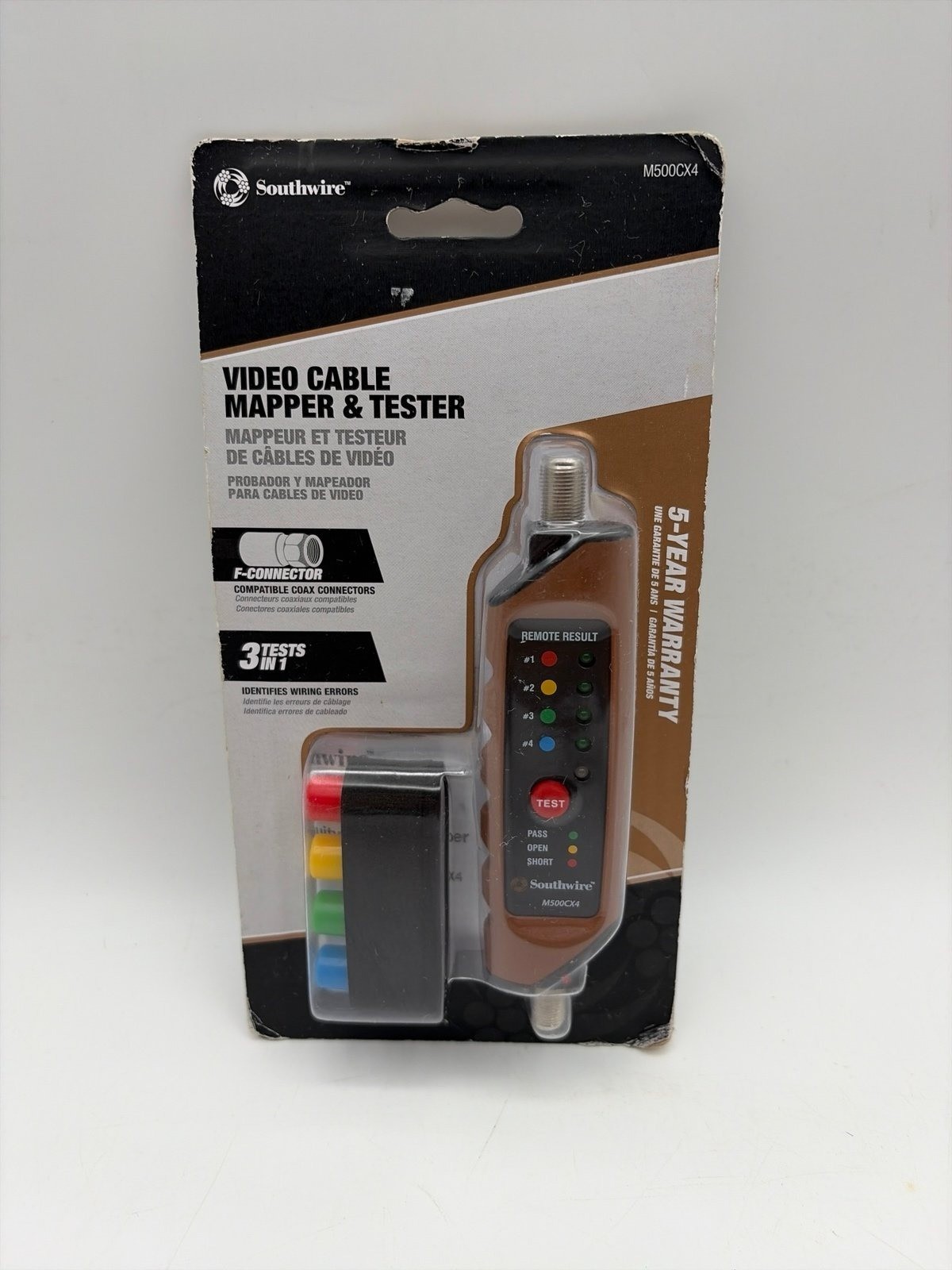 Southwire Video Cable Mapper & Tester 3 Tests In 1 M500CX4  Brand New Sealed