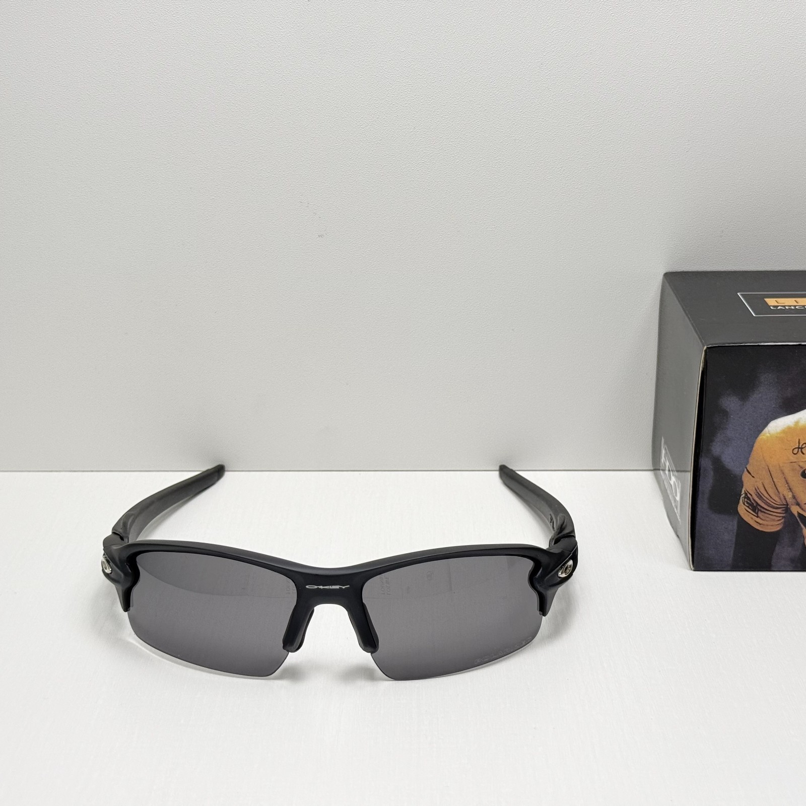 Oakley Flak 2.0 Polarized Sunglasses OO9271 Matte Black Frame Black Lens