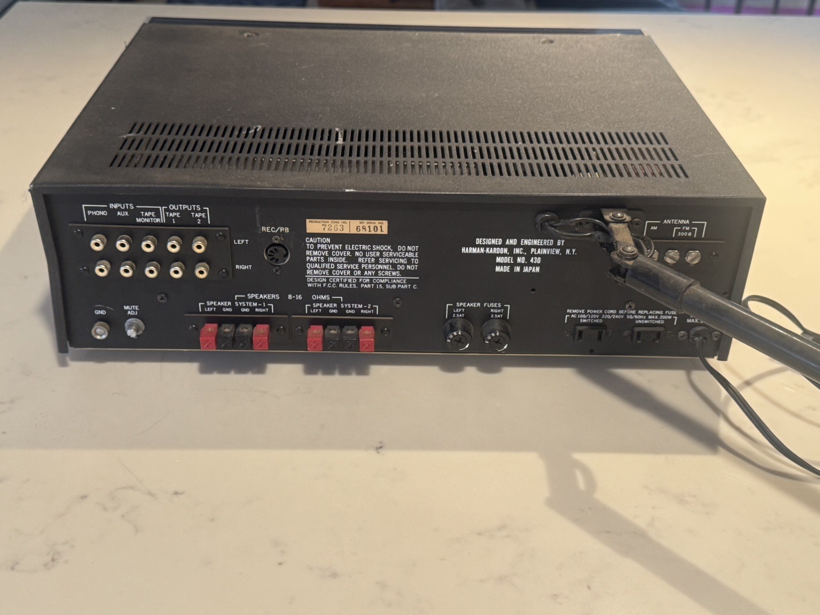 Harman Kardan 430 Tested and Working Perfectly