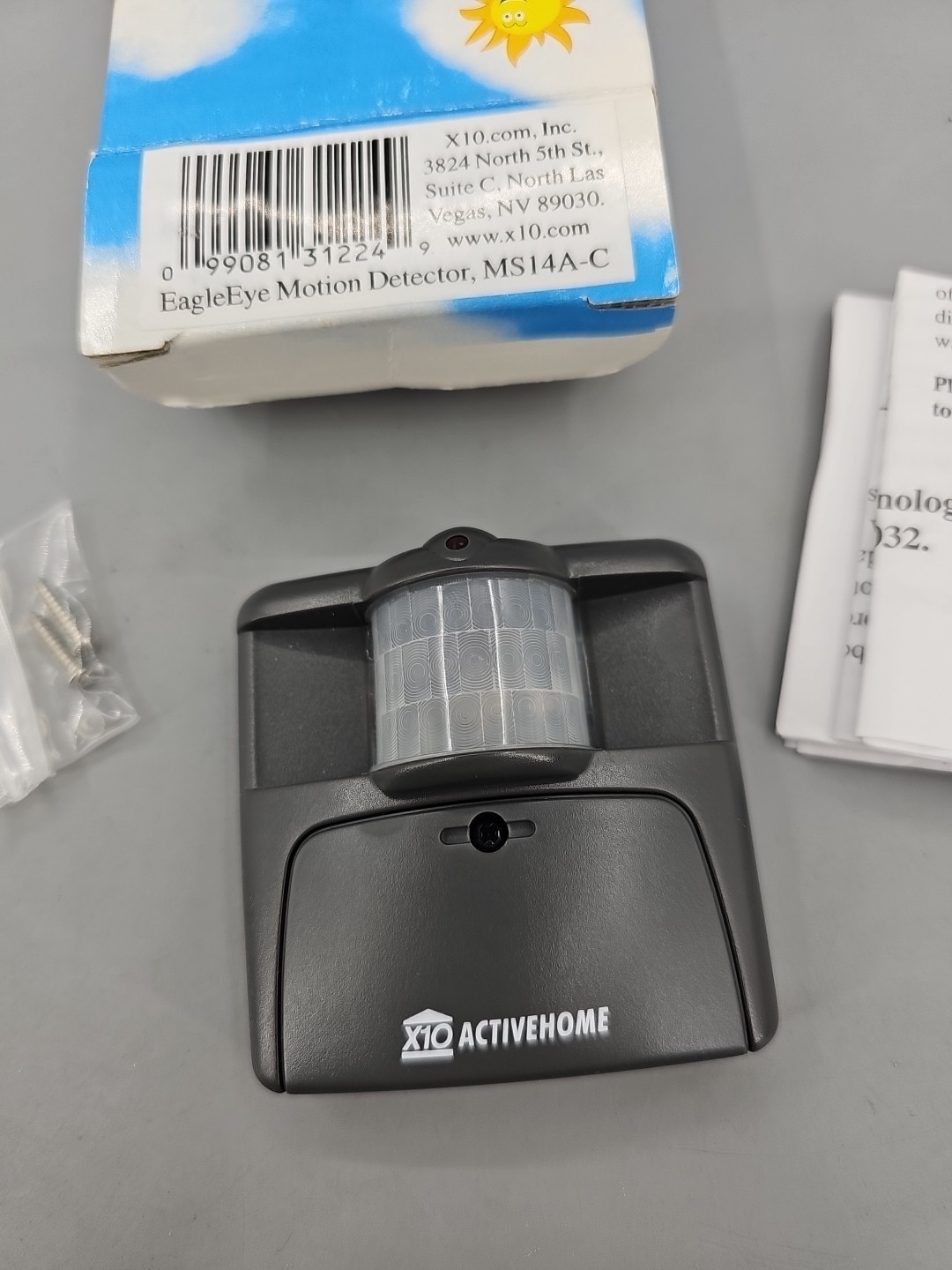 MS16A X10 ActiveEye Indoor / Outdoor Motion Sensor - New