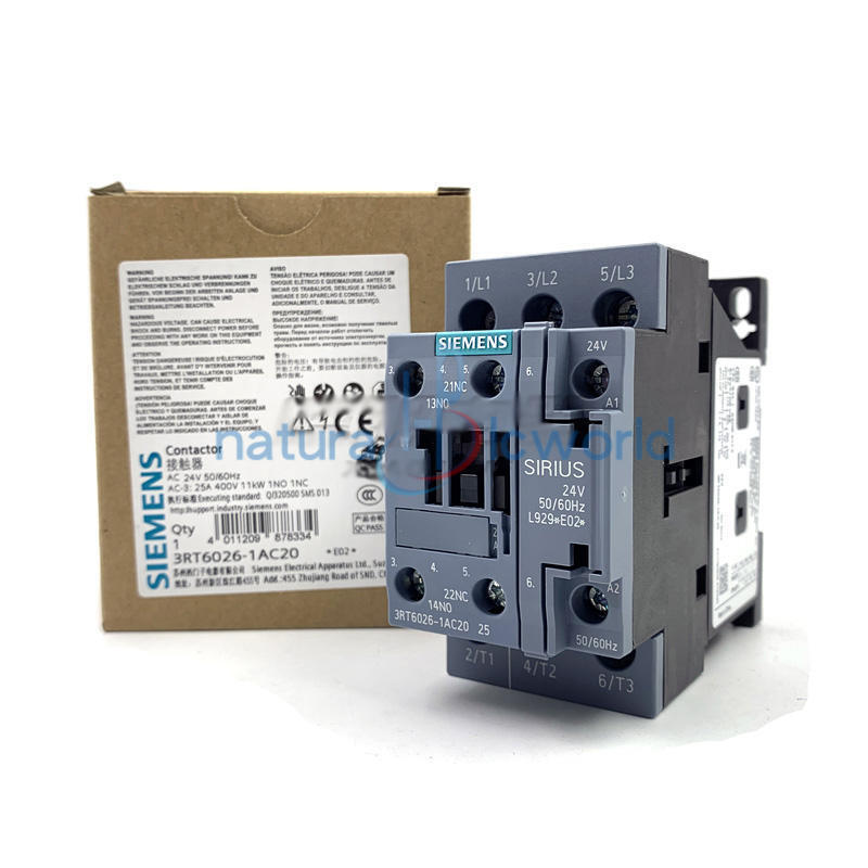1PC Siemens 3RT6026-1AC20 AC24V Contactor New