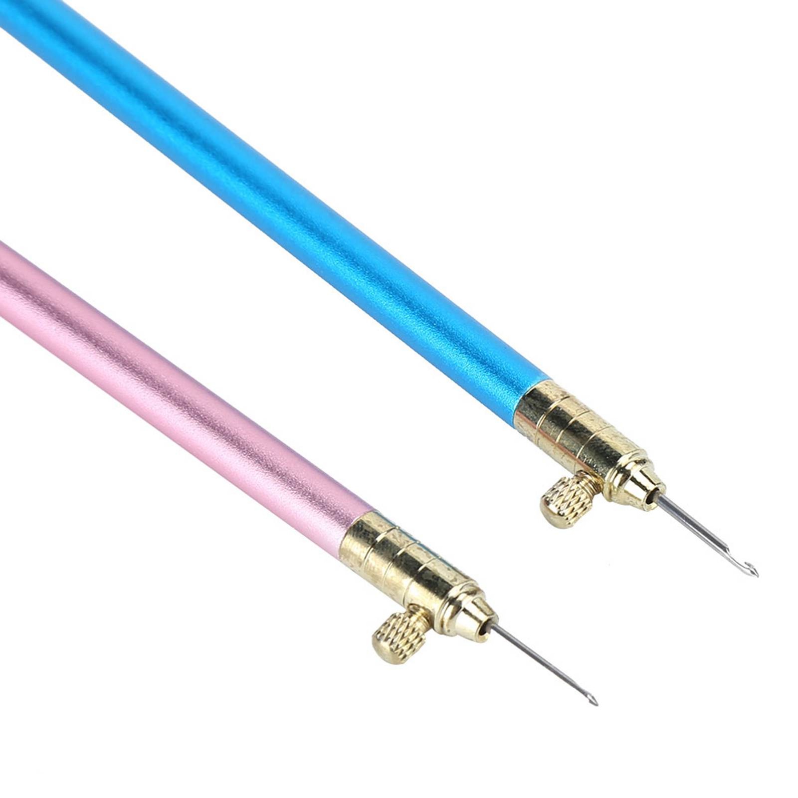 Embroidery Crochet Hook French Tambour Beading Sequins Stainless Steel Handle
