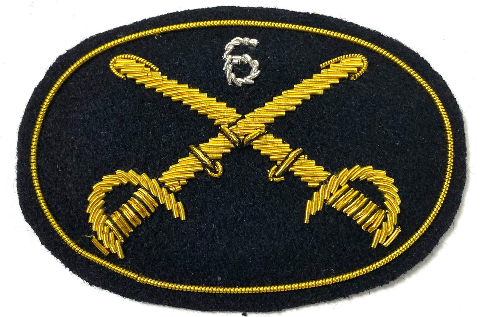 CIVIL WAR US UNION 6TH CAVALRY HAT CAP KEPI INSIGNIA-LARGE