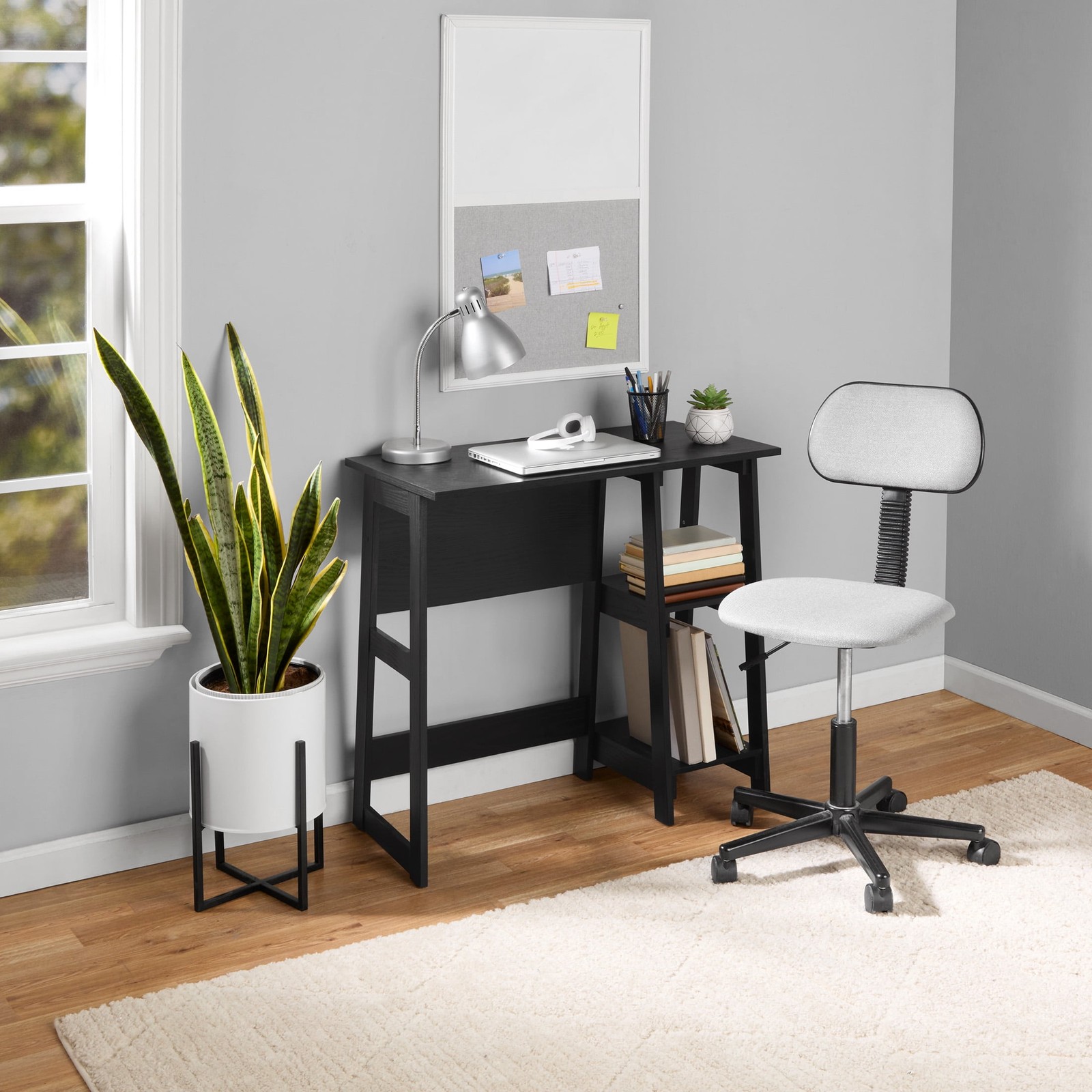 Quick Assembly Desk Black Finish