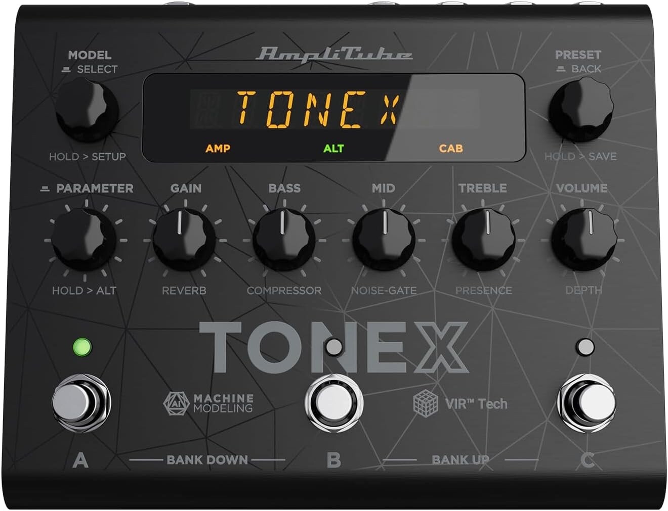 IK Multimedia ToneX Guitar, Amp Modeling, Effects Pedal