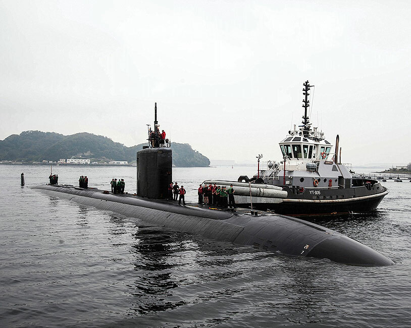 U.S. NAVY SUBMARINE USS CHARLOTTE SSN 766 8x10 GLOSSY PHOTO PRINT