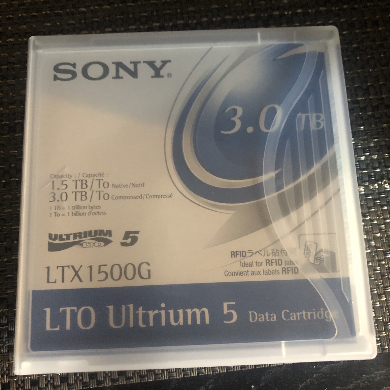 SONY 3.0 TB LTO Ultrium 5 Data Cartridge  LTX1500G BACKUP TAPE  - NEW