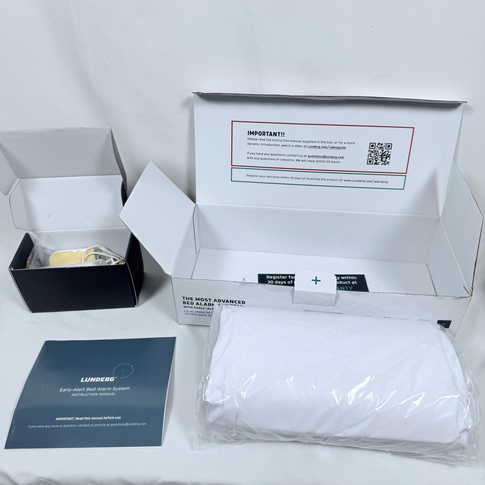 Lunderg Early-Alert Bed Alarm System Sensor Pad Monitor for Fall Prevention