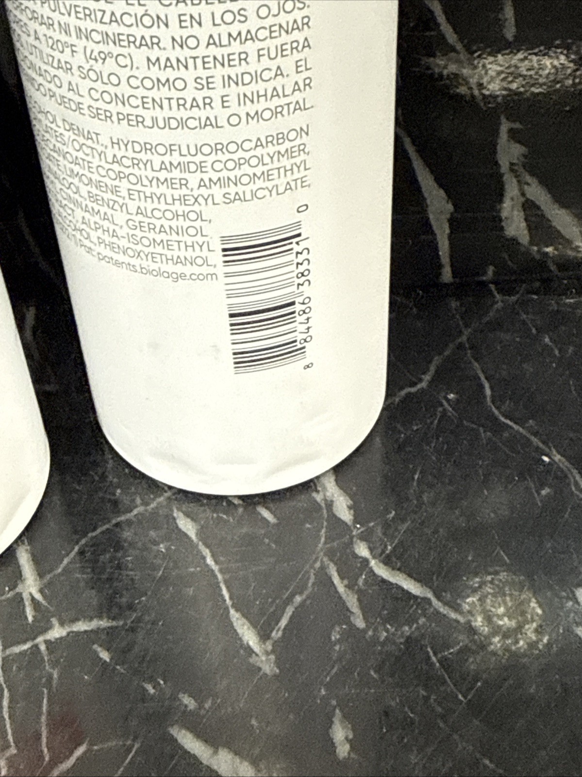 2x Biolage Complete Control Fast-Drying Hairspray #2 hold 10 oz new