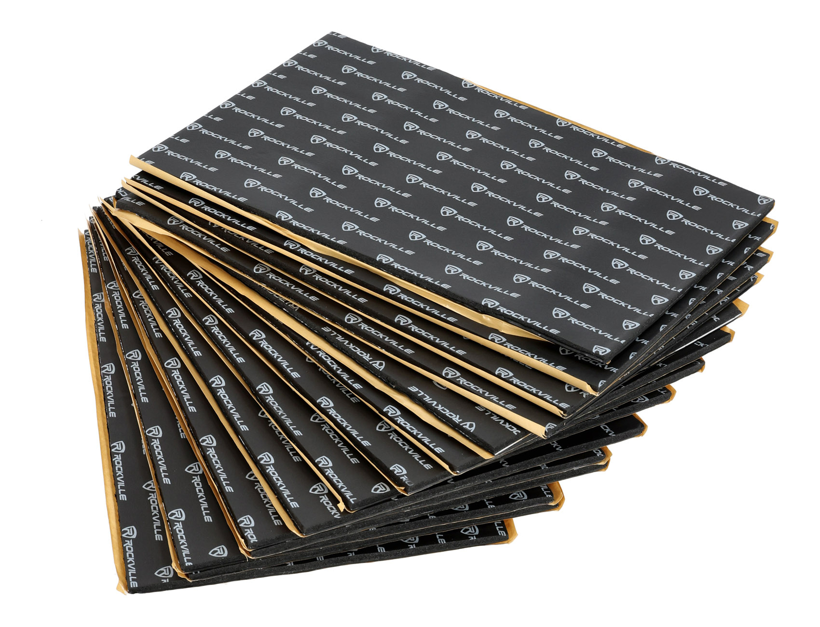 Rockville RockMat Pro 15 Sq Ft 3-in-1 Foam/Rubber/Aluminum Car Sound Deadener