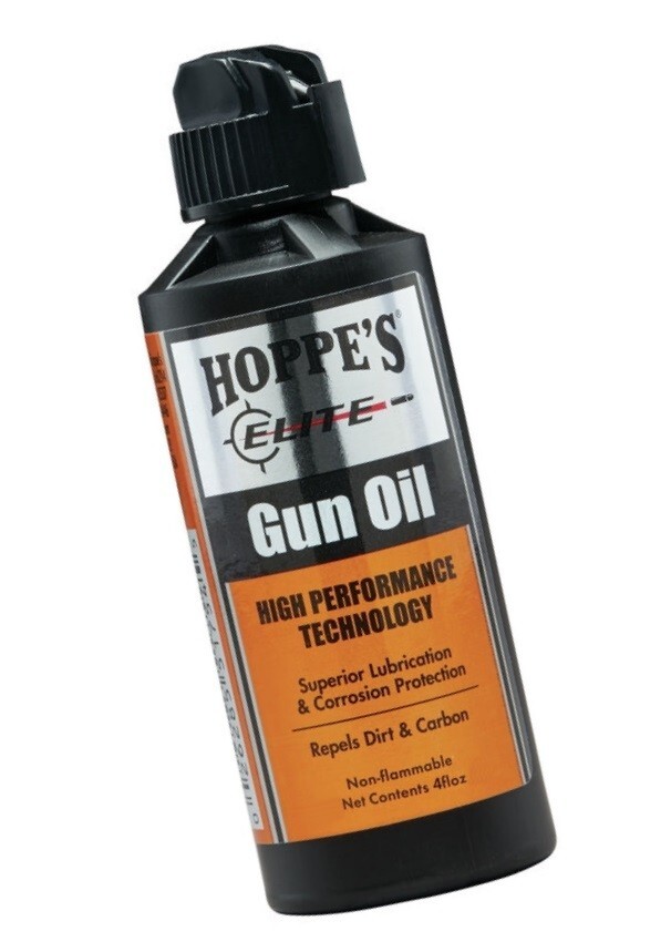 Hoppe's Elite 4oz Gun Oil Squeeze Bottle Dropper Nozzle GO4