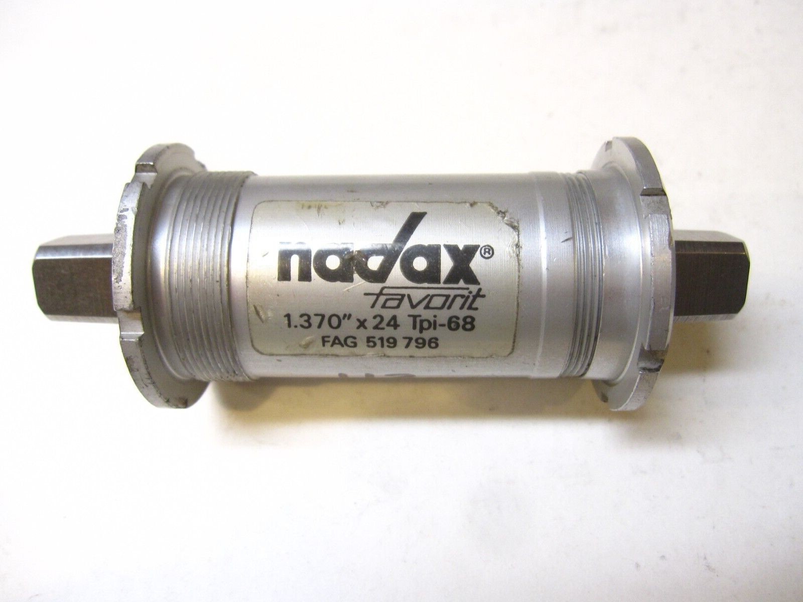 Vintage FAG Nadax Favorit 113mm Cartridge Bottom Bracket English BSA 68 Unused