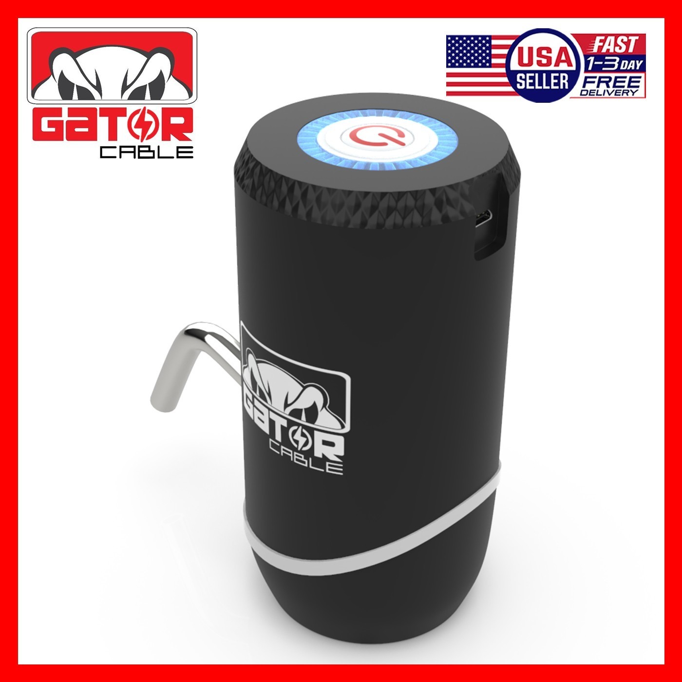Water Bottle Pump Dispenser Automatic Switch Electric 5 Gallon USB Rechargeable