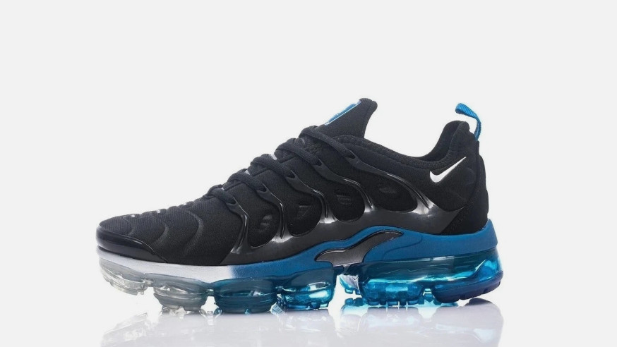 Nike Air VaporMax Plus TN Black and blue Men's sneakers US SIZE